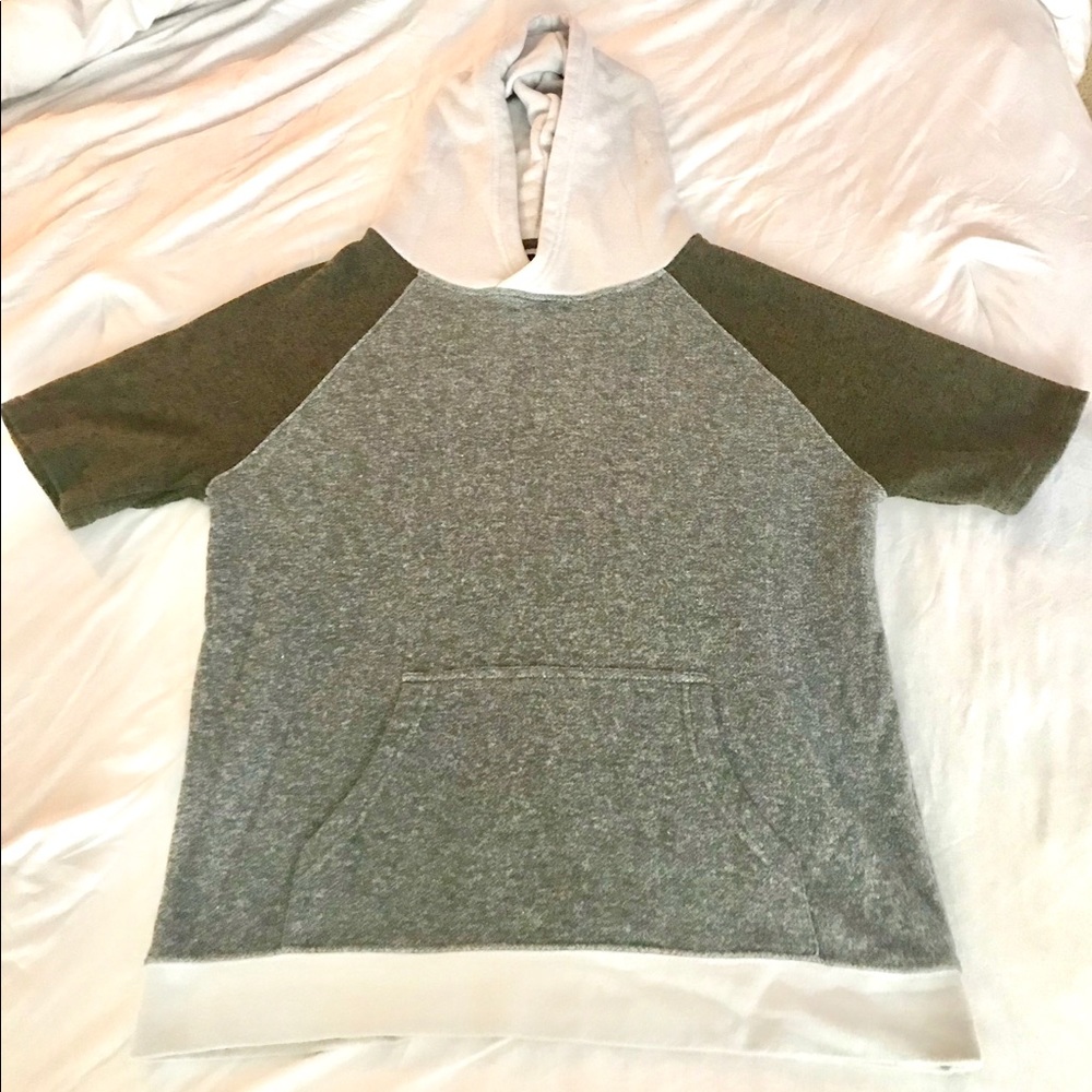 BDG Speckled Colorblocked Hoodie - L